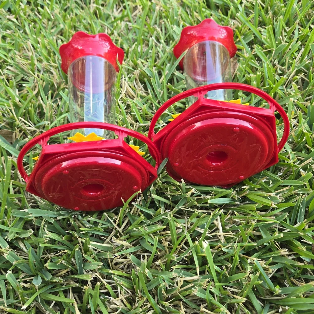 2 Pack Humming Bird Feeders with ant guard